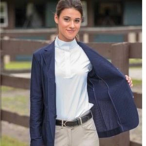 RJ Classics Harmony Mesh Ladies Show Coat - Navy